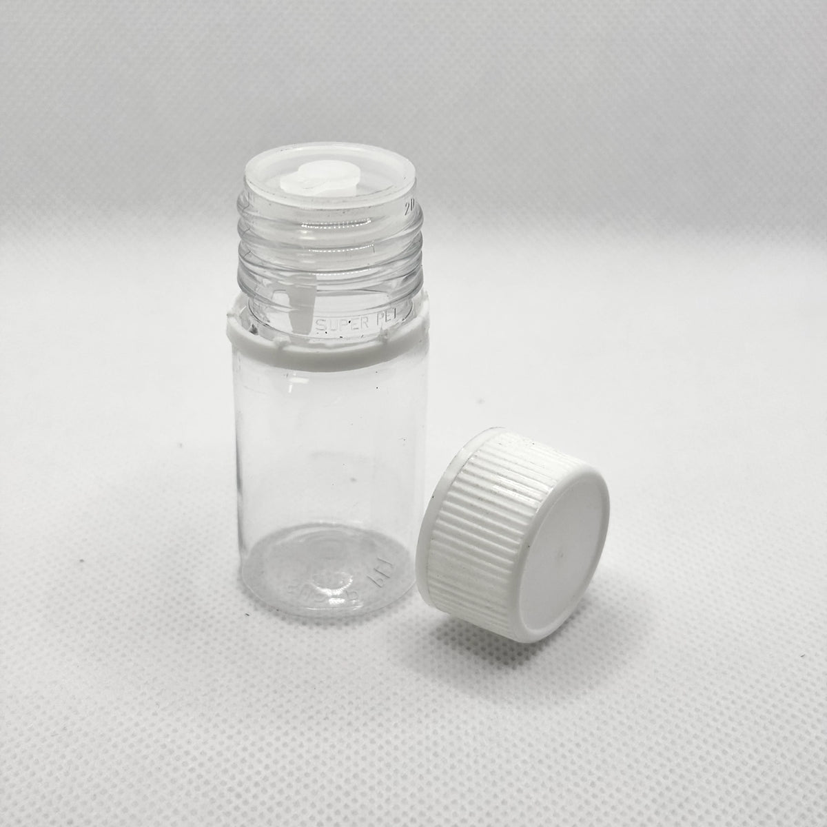 A 15ml Pet Natural Bottle with white background