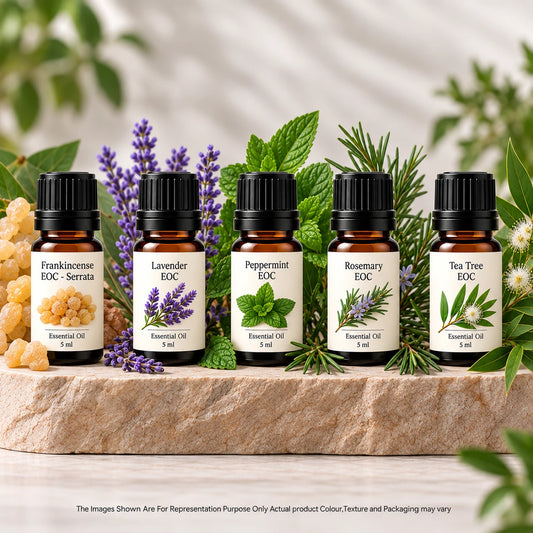 Essential Oil - Cosmetic Super Fast Sample Kit - 5 Variants