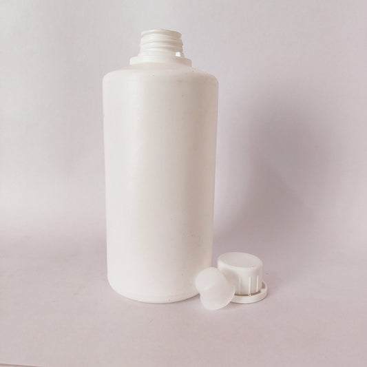 HDPE Bottle - Opaque - Round - 500mL
