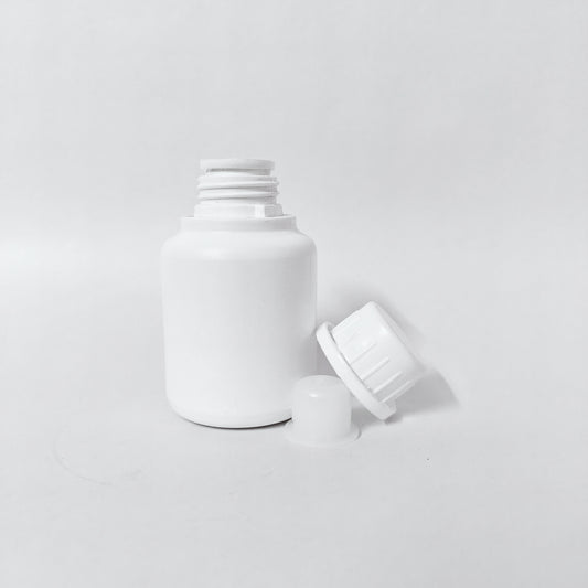 HDPE Bottle - Opaque - Round - 100mL
