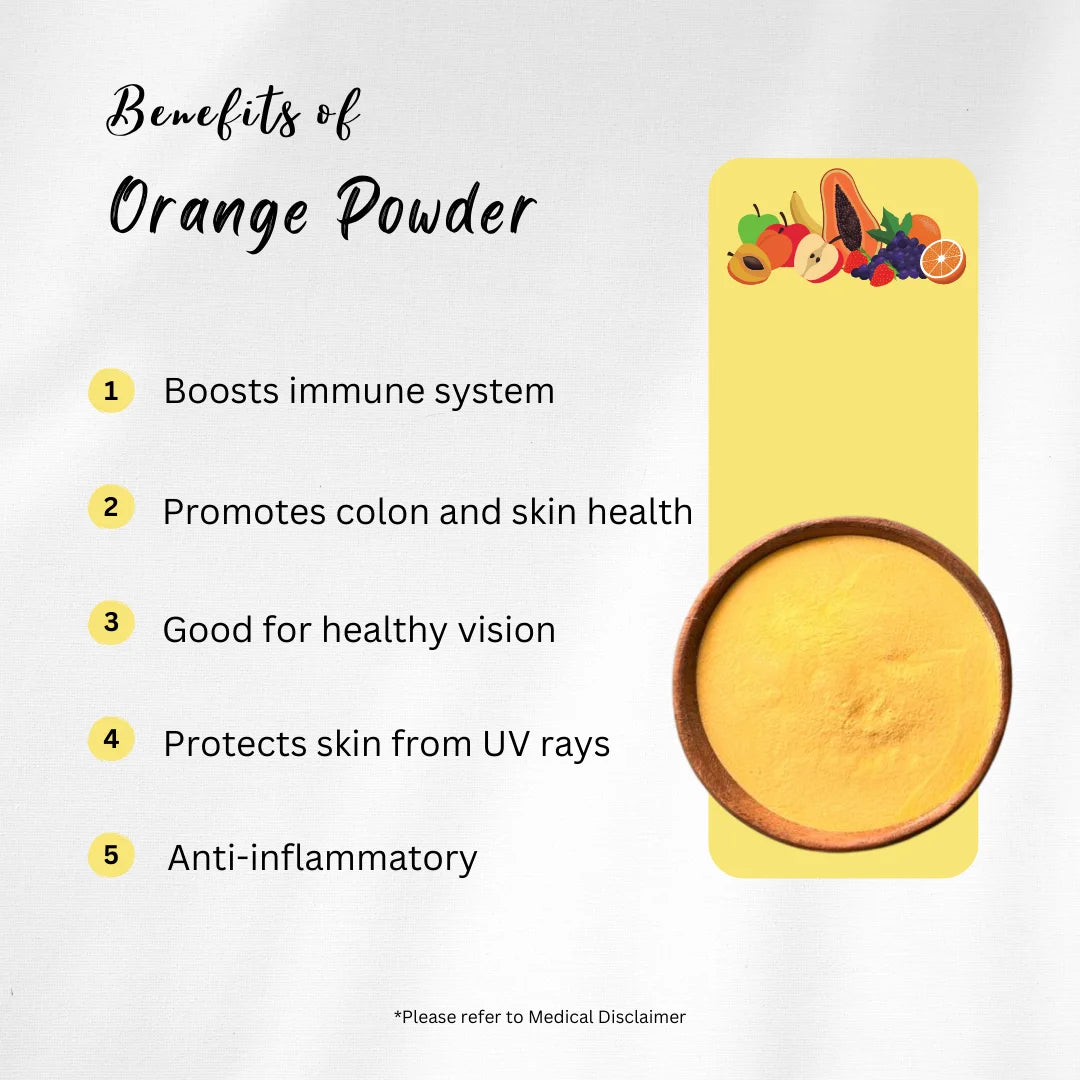Orange Fruit Powder