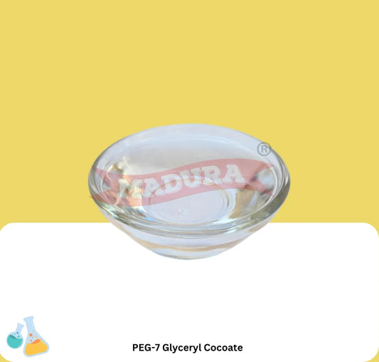 A Glass Bowl With PEG-7GlycerylCocoate Chemicals