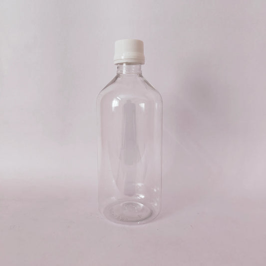 PET Bottle - Transparent - Round - 500mL