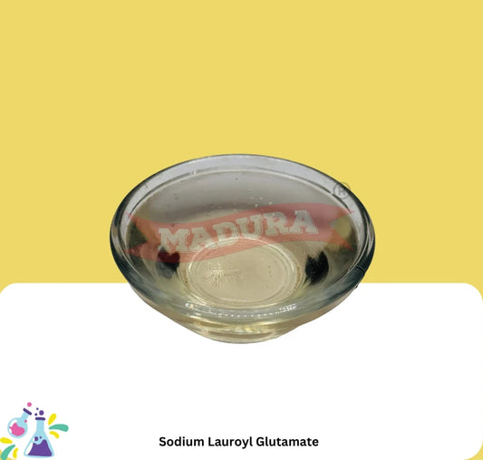 A Glass Bowl With SodiumLauroylGlutamate Chemicals