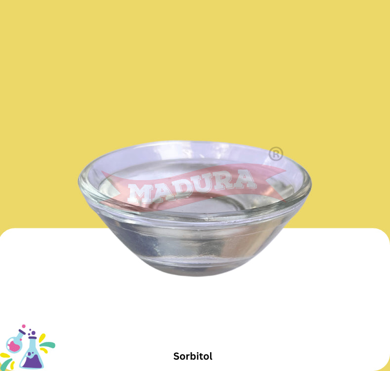 Sorbitol in a Glass bowl with a side view