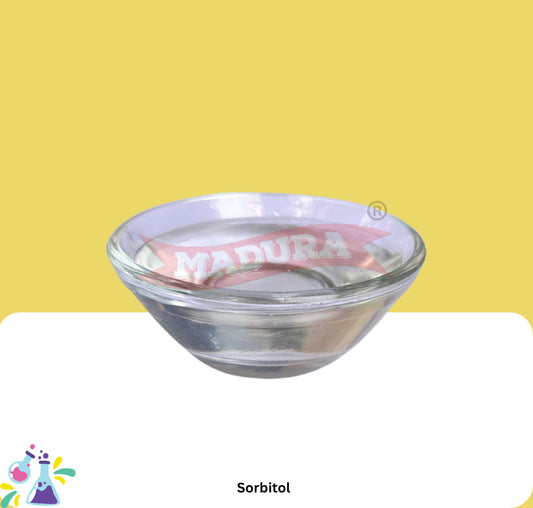 Sorbitol in a Glass bowl with a side view