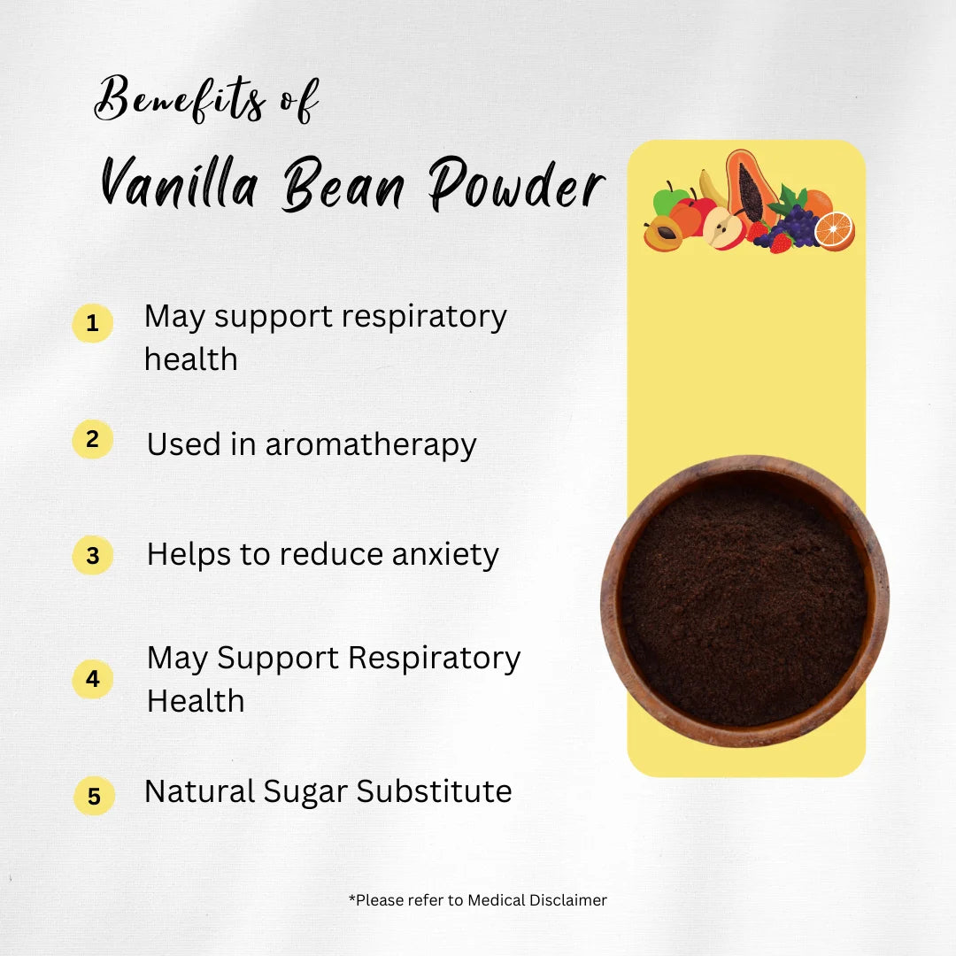 Benefits of Vanilla Bean Powder