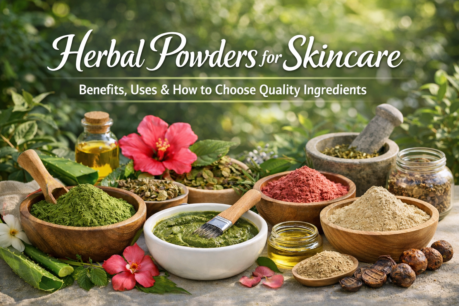 What Are Herbal Powders? A Complete Guide to Natural Skincare ...