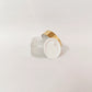 Glass Jar - Frosted - Gold Cap - 30g