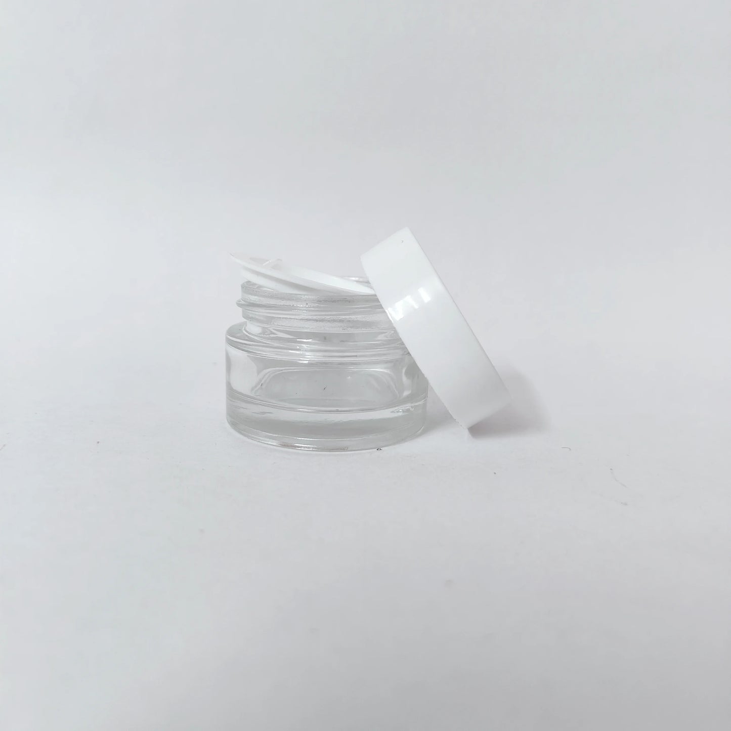 Acrylic - Lip Balm Container - White Cap - 8g
