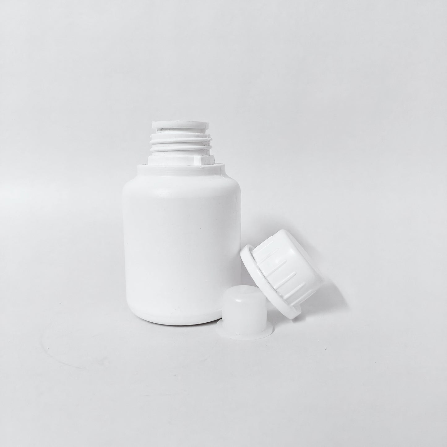 HDPE Bottle - Opaque - Round - 100mL