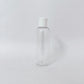 PET Round Bottle - Clear - 20mm White Flip Cap - 100mL