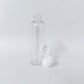 PET Round Bottle - Clear - 20mm White Flip Cap - 100mL