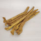 Dried roots on a white background