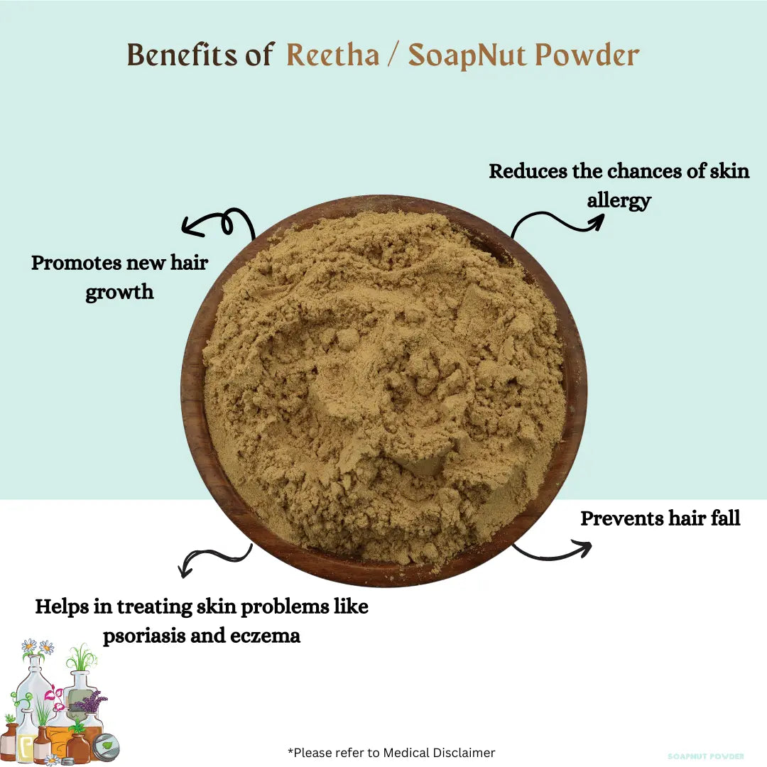 Reetha / Soap Nut Powder – Madurasherbals
