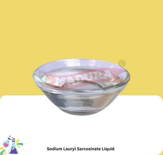 A Glass bowl with SodiumLaurylSarcosinateLiquid