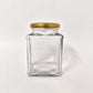 Glass Jar - Clear - Honey Square - 500g