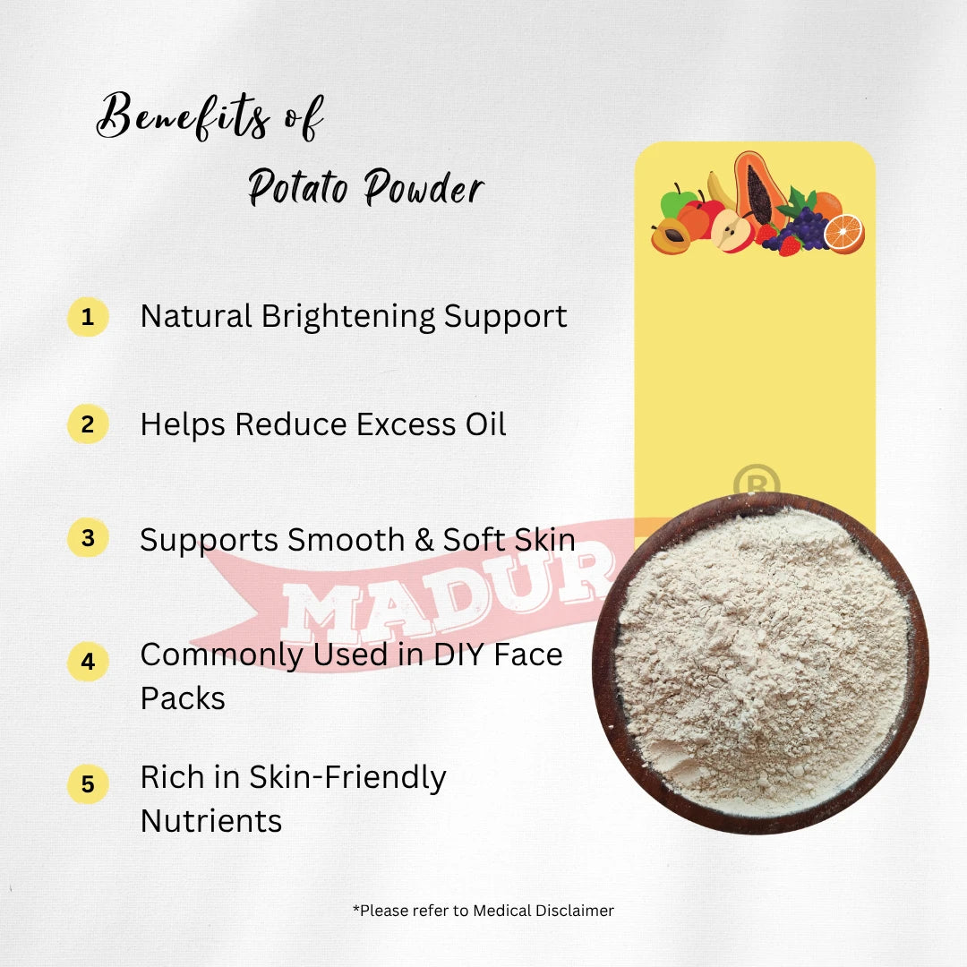 Benefits of potato powder.