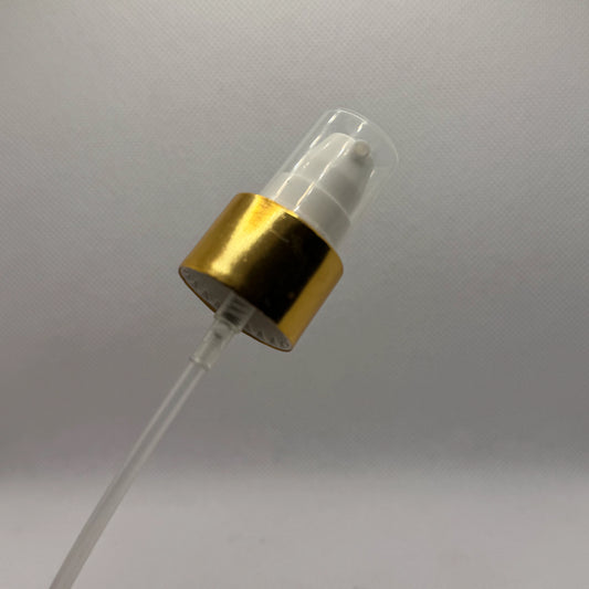 Gold Sleeve Cream Pump - 24MM